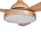 Beliani MUDDY - Ceiling fan - Brown - Iron