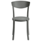 Beliani VIESTE - Garden chair set of 4 - Dark gray - Synthetic material