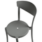 Beliani VIESTE - Garden chair set of 4 - Dark gray - Synthetic material