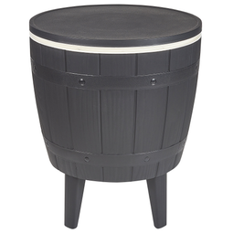 Beliani SILG - Cool box - Black - Polypropylene