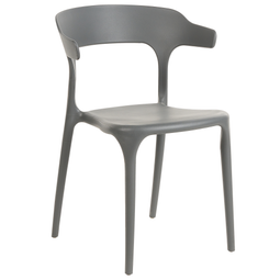 Beliani GUBBIO - Dining room chair set of 4 - Light gray - Polypropylene