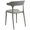 Beliani GUBBIO - Dining room chair set of 8 - Light gray - Polypropylene