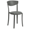 Beliani VIESTE - Garden chair set of 8 - Dark gray - Synthetic material