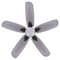 Beliani COYOTE - Ceiling fan - Silver - Iron