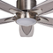 Beliani COYOTE - Ceiling fan - Silver - Iron