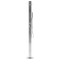 Beliani OLZAI - Outdoor shower - Silver - Stainless steel