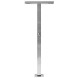Beliani URZULAI - Outdoor shower - Silver - Stainless steel