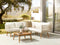 Beliani ALCAMO - Lounge set for 5 - Beige - Acacia wood