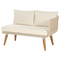 Beliani ALCAMO - Lounge set for 5 - Beige - Acacia wood