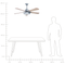 Beliani HOBBLE - Fan - Gray - Iron