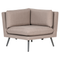 Beliani LORETELLO - Garden bench - Beige - Polyester
