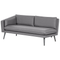 Beliani LORETELLO - Garden bench - Gray - Polyester