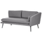 Beliani LORETELLO - Garden bench - Gray - Polyester