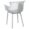 Beliani PESARO - Garden chair set of 4 - Light gray - Polypropylene