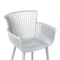 Beliani PESARO - Garden chair set of 4 - Light gray - Polypropylene