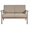Beliani MANILA - Lounge set for 4 - Dark wood color - Acacia wood