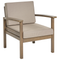Beliani MANILA - Lounge set for 4 - Dark wood color - Acacia wood