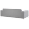 Beliani ROVIGO - Lounge set for 5 - Light gray - Polyester