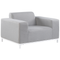Beliani ROVIGO - Lounge set for 5 - Light gray - Polyester