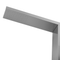 Beliani LOTZORAI - Outdoor shower - Silver - Stainless steel