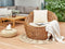 Beliani LERICI - Garden chair - Natural - Rattan