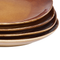 Beliani TURMERIC - Crockery set 16 pieces - Golden brown - Stoneware