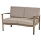 Beliani MANILA II - Lounge set for 4 - Dark wood color - Acacia wood