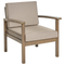 Beliani MANILA II - Lounge set for 4 - Dark wood color - Acacia wood