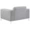 Beliani ROVIGO - Armchair - Light gray - Polyester