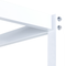 Beliani LESTARDS - Canopy bed - White - 160 x 200 cm - Steel
