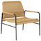 Beliani PRASIMO - Garden chair set of 2 - Natural l- Rattan