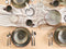 Beliani THYME - Crockery set 16 pieces - Dark green - Stoneware