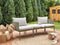 Beliani TERRACINA - Lounge set for 2 - Green - Aluminum