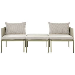 Beliani TERRACINA - Lounge set for 2 - Green - Aluminum