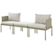 Beliani TERRACINA - Lounge set for 2 - Green - Aluminum
