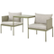 Beliani TERRACINA - Lounge set for 2 - Green - Aluminum