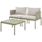 Beliani TERRACINA - Lounge set for 2 - Green - Aluminum