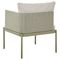 Beliani TERRACINA - Lounge set for 2 - Green - Aluminum