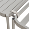 Beliani TERRACINA - Lounge set for 2 - Light gray - Aluminum
