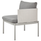 Beliani TERRACINA - Lounge set for 2 - Light gray - Aluminum