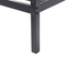 Beliani LESTARDS - Canopy bed - Black - 160 x 200 cm - Steel