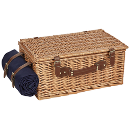 Beliani CREPES - Picnic basket for 4 - Natural - Wicker