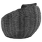 Beliani LERICI - Garden chair - Black - Rattan