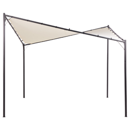 Beliani AVENTINE - Garden pavilion - Beige - Steel