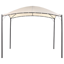 Beliani VOMERO - Garden pavilion - Beige - Steel