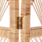 Beliani POMEZIA - Folding screen - Natural - Rattan