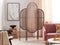 Beliani VIGEVANO - Folding screen - Dark - Rattan