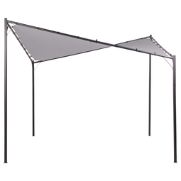 Beliani AVENTINE - Garden pavilion - Gray - Steel