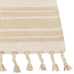Beliani ZEYNAK - Rug - Beige - 300 x 400 cm - Cotton