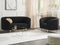Beliani LOEN - Living room set - Black - Polyester